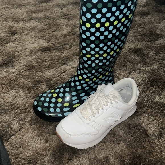 Blue Black and Green Austin Trading Co Rain Boots - Picture 7 of 7